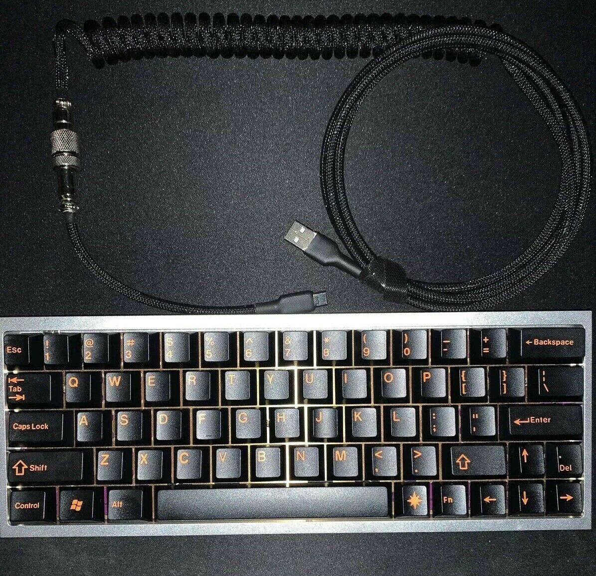 KBDFANS TOFU 60% DZ60, RGB Hot Swap 65g Zealios,Brass Plate