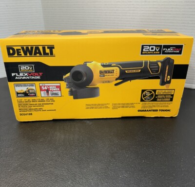NEW DeWalt 20v FlexVolt Advan- 4-1/2'' - 5'' Paddle Switch Angle Grinder DCG416B