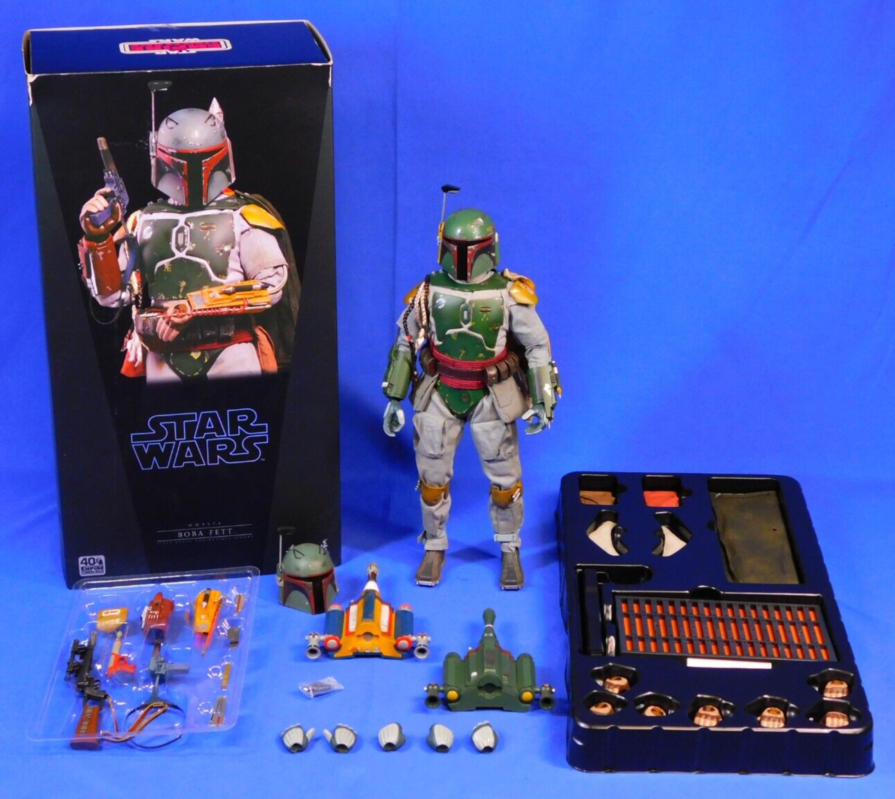 STAR WARS HOT TOYS MMS574 EMPIRE STRIKES BACK BOBA FETT 40TH STAR WARS HOT TOYS MMS574 EMPIRE STRIKES BACK BOBA FETT 40TH