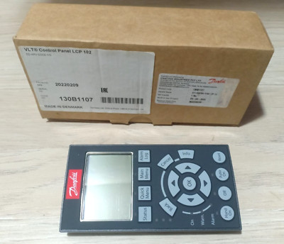 1PC- Danfoss 130B1107 VLT  Control Panel LCP 102 ,0.37 kW / 0.50 HP- New