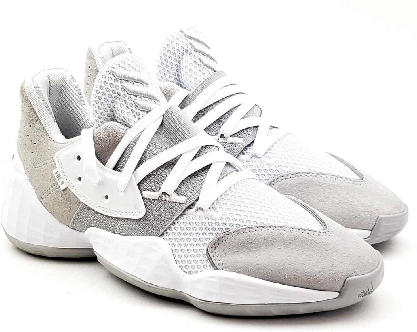 adidas Harden Vol. 4 White Grey for Sale | Authenticity adidas Harden Vol. 4 White Grey for Sale | Authenticity