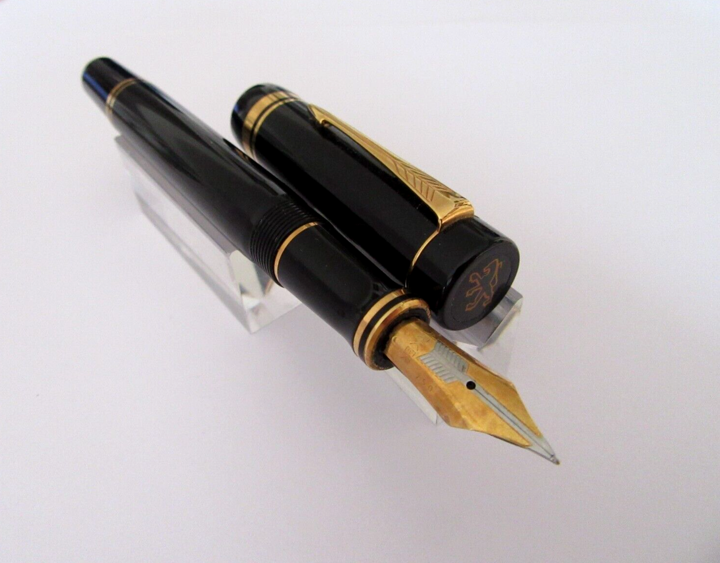 トップス 50s 60s vintage Parker Double Face Parker 51 Vacumatic 1946 (T6) - Black, Sterling Silver Cap