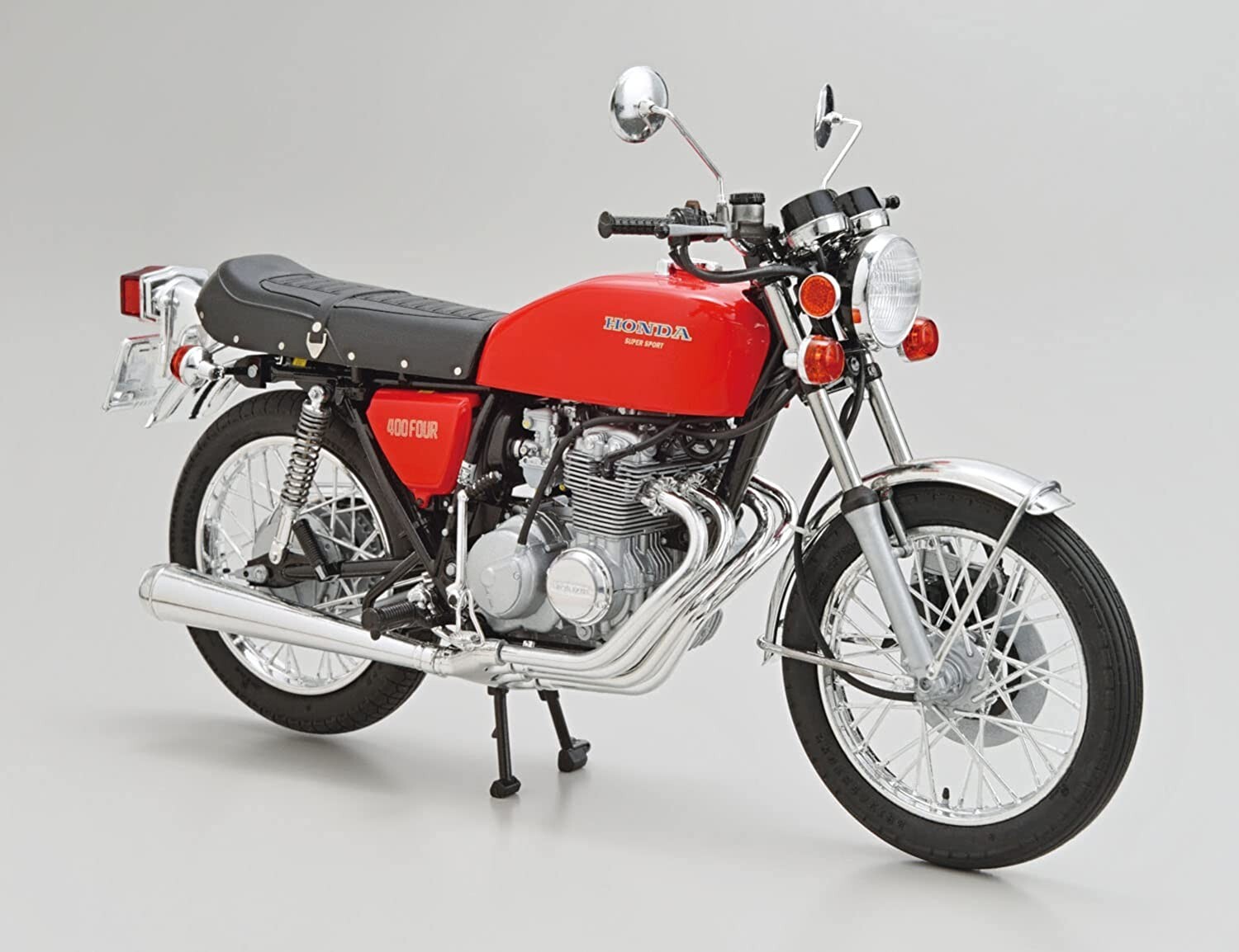 【新品未開封】AOSHIMA CB400FOUR ダイキャストモデル　2台 AOSHIMA 1/12 The Bike No.3 HONDA CB400F CB400FOUR 1974 Model