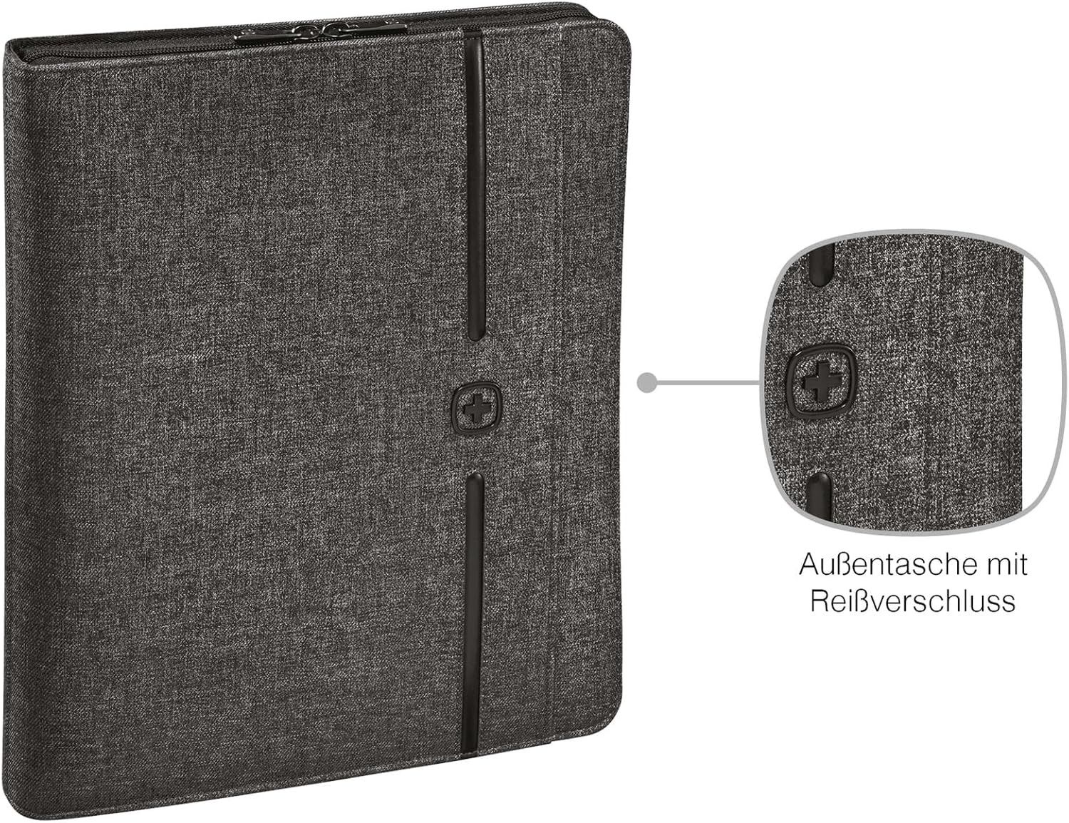 WENGER Tablet-Tasche Affiliate Unisex 10'' Tablet-Fach Trenneinsatz 601360 Grau - Bild 5 von 5