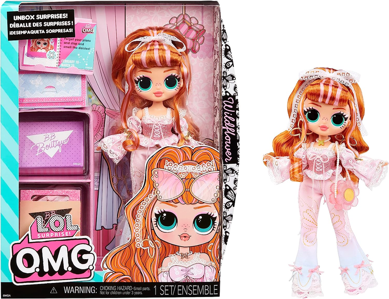 LOL Surprise OMG Wildflower Fashion Doll Multiple Surprises Fabulous Accessories