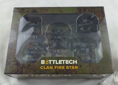 BattleTech: Clan Fire Star Lance Pack Unpainted Miniatures (5) 35724