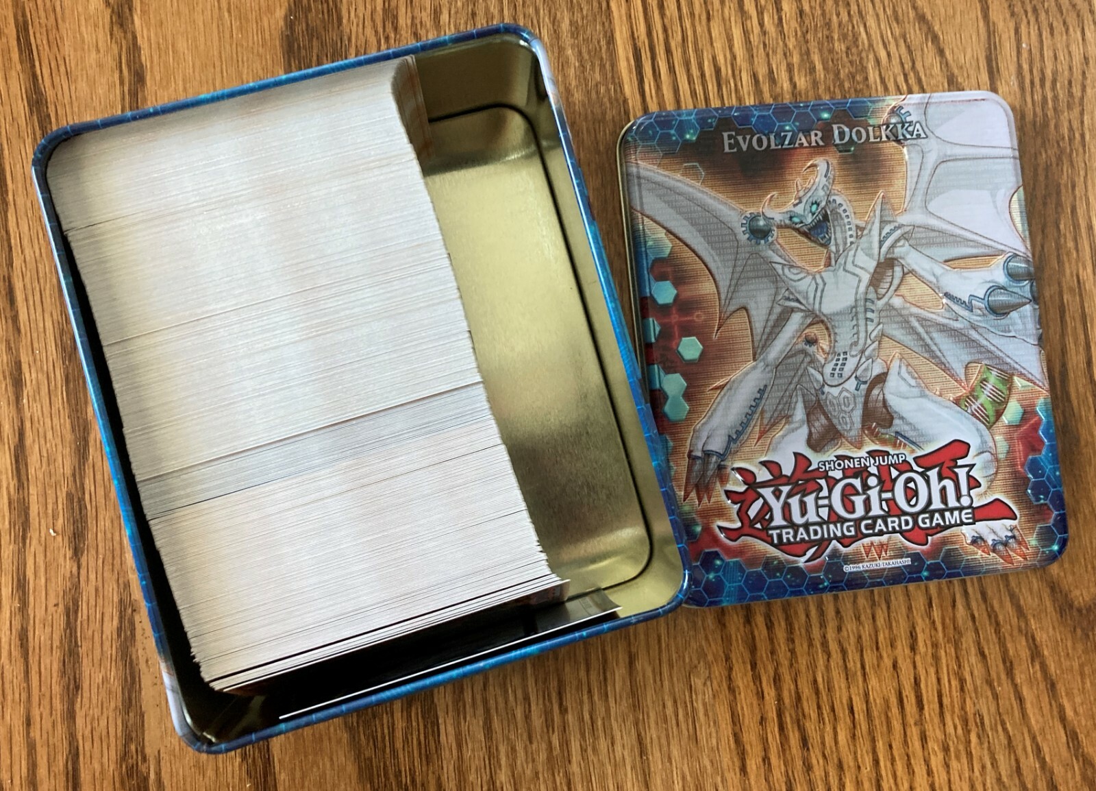 Konami - Yu-Gi-Oh! TCG, Evolzar Dolkka Tin w/~400 Mixed NM Cards Konami - Yu-Gi-Oh! TCG, Evolzar Dolkka Tin w/~400 Mixed NM Cards