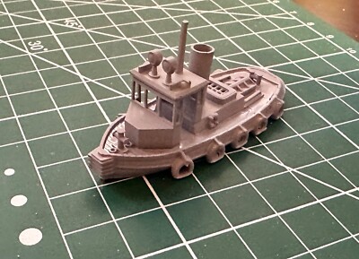 29' Harbor Tug N Scale 1:160 Custom Designed 3D Printed Unpainted