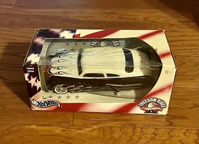 Free Shipping HOT WHEELS FREEDOM RIDES 49 MERCURY LEAD SLED LOWRIDER 1/24 NIB
