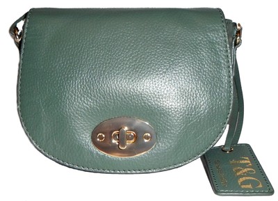 T&G Forest Green Leather Small Purse Crossbody NWT