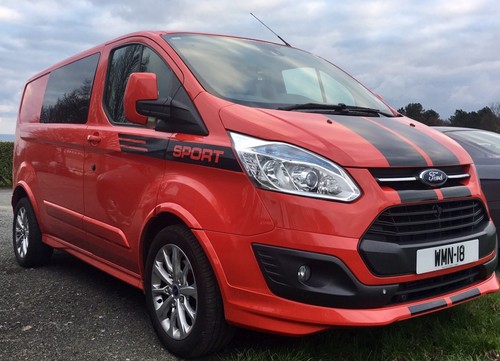 black transit custom sport