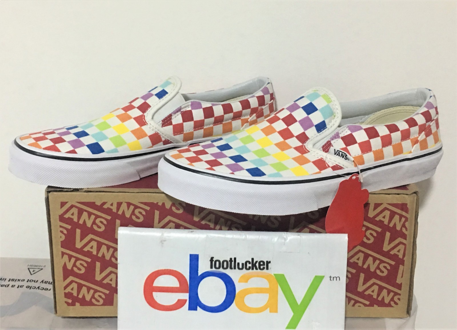 vans colorful checkered