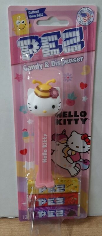 Hello Kitty Pez ~ Kitty with Bee ~ Mint on Card