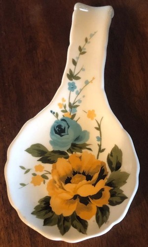 The Pioneer Woman ROSE SHADOW 8.5-Inch SPOON REST Farmhouse Floral