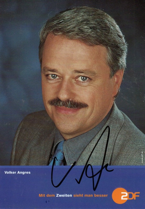 Autogramm - Volker Angres