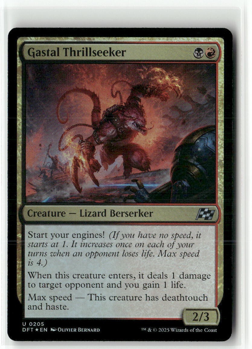 Gastal Thrillseeker FOIL - Aetherdrift MTG NM | eBay