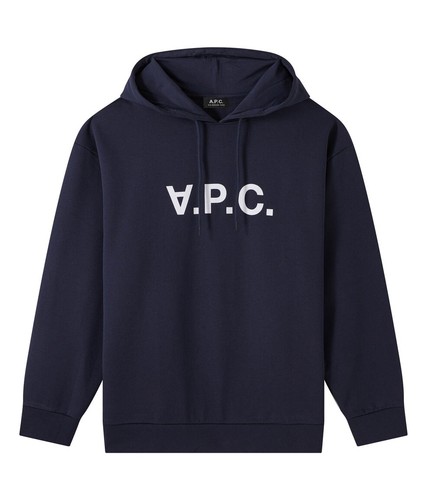 Tシャツ・カットソー A.P.C. Men Hoodies COHBRH27916 TIQ Blue $_12.JPG?set_id=880000500F