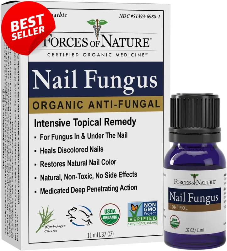 Toenail Fungus Treatment Organic Antifungal Restores Damaged Nails 11ml - US
