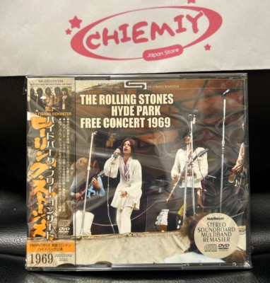 The Rolling Stones - 1969 Hyde Park Free Concert (2CD+DVD) Rare Collectors Set