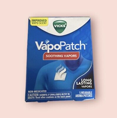 Vicks, VapoPatch, Soothing Vapors, 5 Wearable Aroma Patches