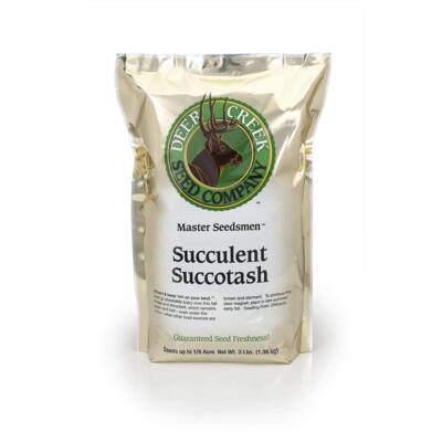 Deer Creek Succulent Succotash Throw and Grow Deer Food Plot Seed - No Till Food