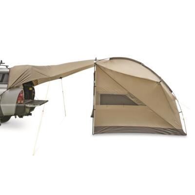New Slumberjack Slumber Shack 4 Tent w/ Tarp For 4 People 3 Seasons, Beige/Brown