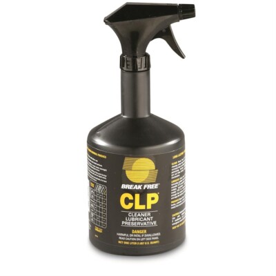 (6 PACK) Break Free CLP Cleaner Lubricant Preservative in 1 Liter Spray Bottles