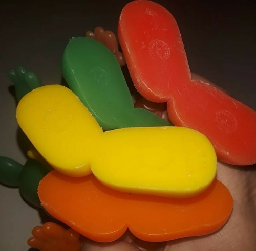 4 Louis Marx Walt Disney Plastic Figure Toy Lot Mickey Mouse 1976 Durham Vintage