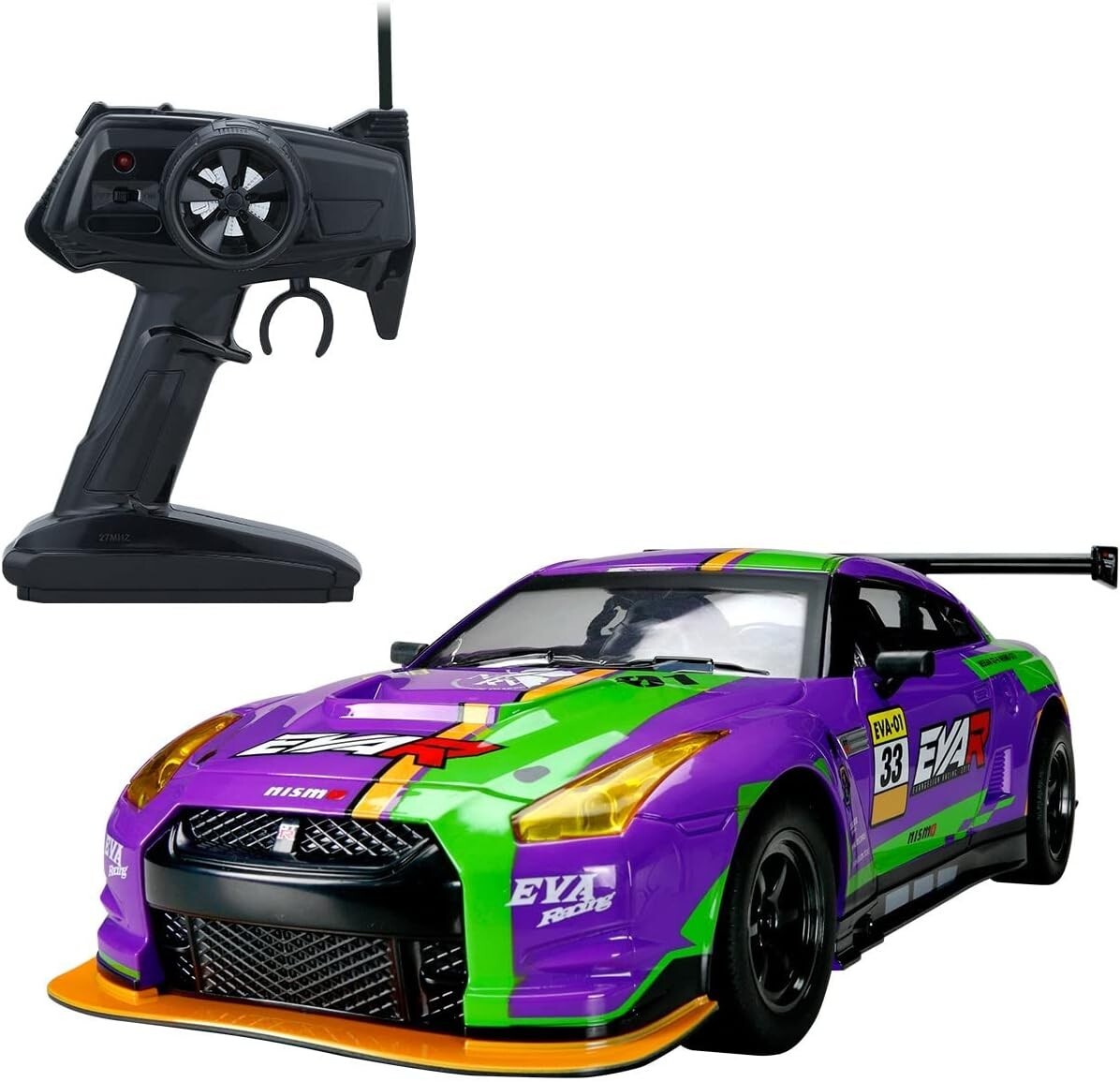 MINI−GT エヴァンゲリオン　GT-R　3種　AAPE✕EVA RACING MINI GT x POPRACE 90 EVA RT Test Type-01 X Works GT-R #33