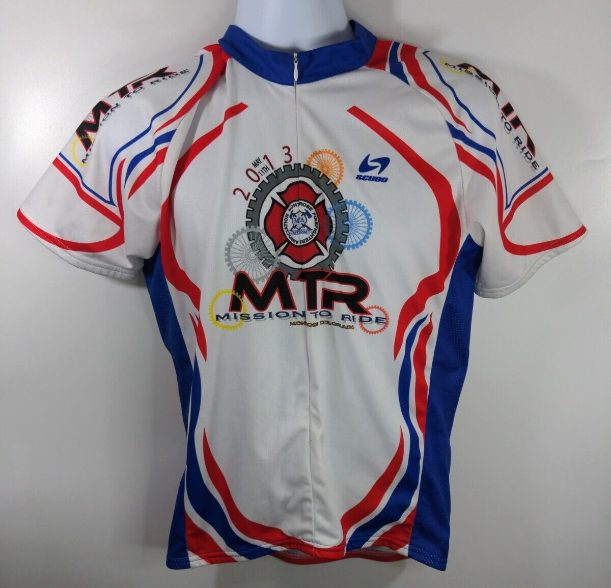 MISSION TO RIDE MTR 2013 Cycling shirt Men's size L - 3/4