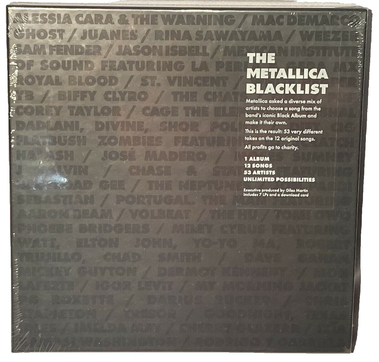 LP METALLICA Blacklist (7LPs BOX SET w/DNLD CARD) NEW MINT
