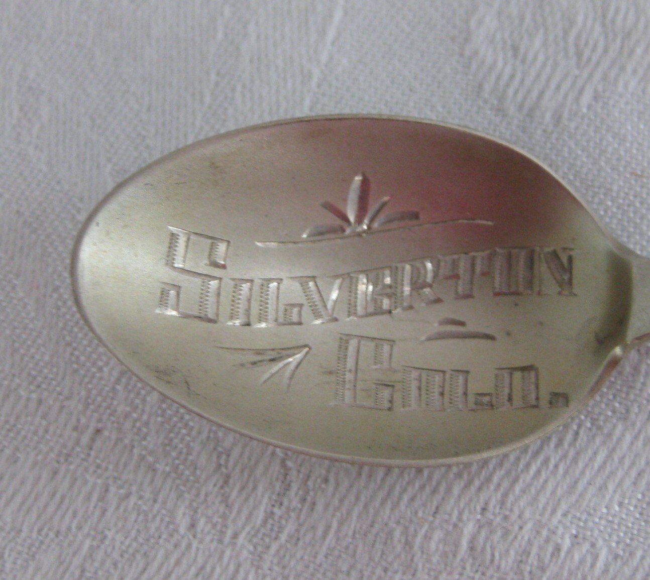 Antique MASONIC F&AM Sterling SPOON Silverton COLORADO