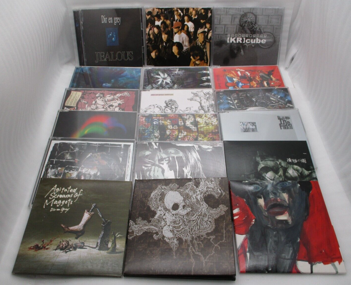 DIR EN GREY CDセット Dir en grey CD Maxi Single 18CDs FILTH, embryo, DRAIN AWAY