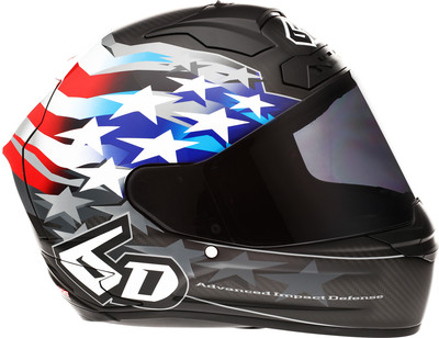 6D HELMETS ATS-1R Patriot Helmet Medium Red/White/Blue 30-0696