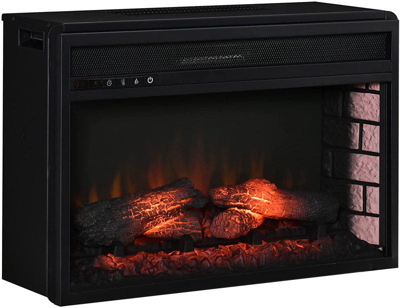 Insert Retro Recessed Heater With Realistic Log