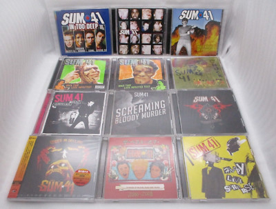 SUM 41 12CDs 13 VOICES, ORDER IN DECLINE, UNDERCLASS HERO ... Japan ver. SUM41
