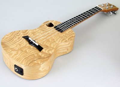 Store Demo | Amahi Snail Series Ukulele Quilted Ash | With Electronics
