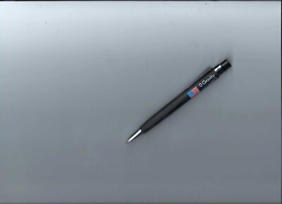 Fisher 0 Gravity Black Matte ZG Space Pen W/American Flag-New in Box-Black Ink