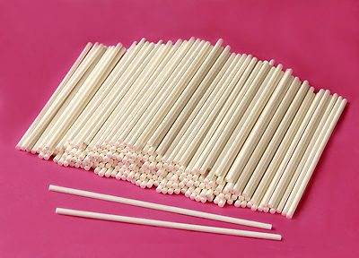 CAKE POP STICKS / STIELE✰ LOLLIPOP STIELE ✰ PAPIERSTIELE  ✰ 12 cm x 0,4 cm