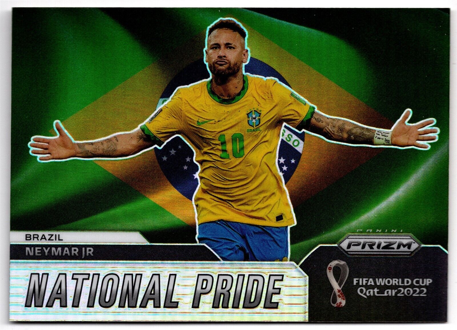 2022 Panini Prizm FIFA World Cup Qatar National Pride NEYMAR 2022 Panini Prizm FIFA World Cup Qatar National Pride NEYMAR