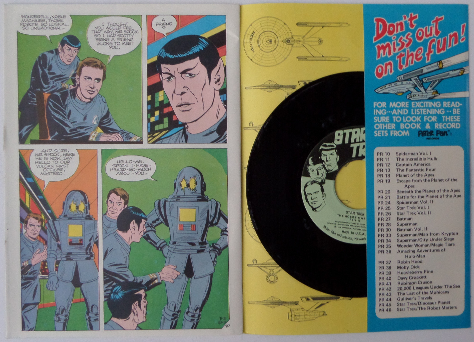 Power Record Comics PR 46 Star Trek 