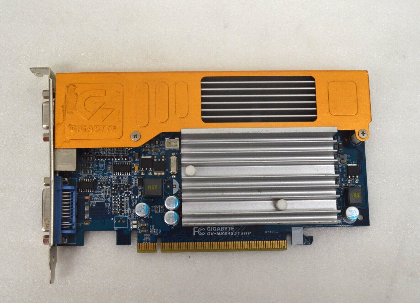 GIGABYTE NVIDIA GEFORCE 8400 GS 512MB GV-NX84S512HP PCI-E | eBay