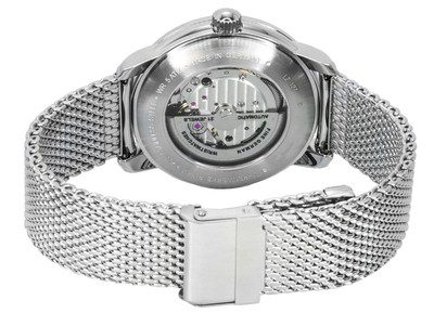 Pre-owned Zeppelin Lz 127 Graf Open Heart Beige Dial Casual Automatic Men's Watch 7666m5