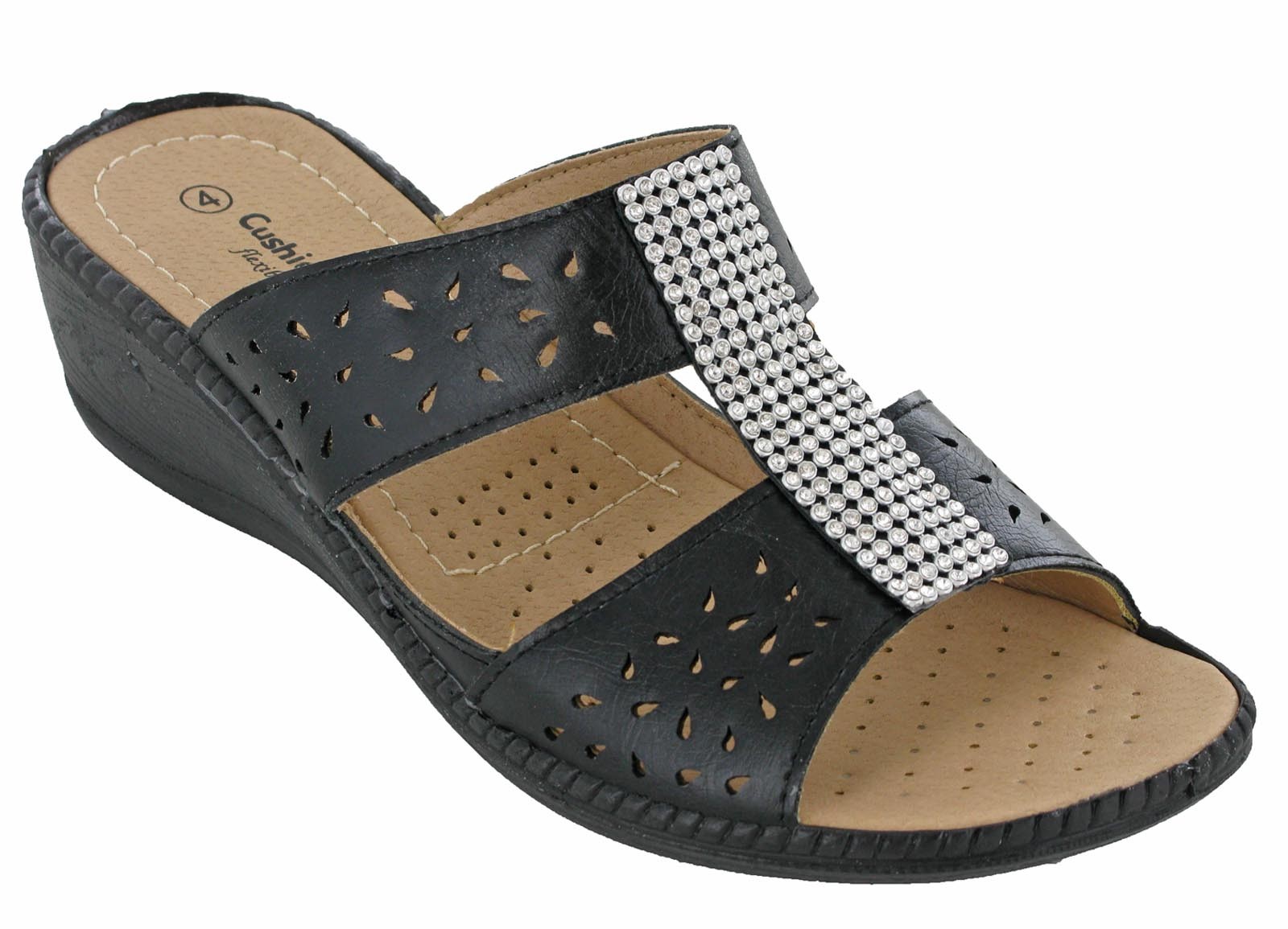 Cushion Walk Slip On Sandals Lightweight Comfort Open Toe