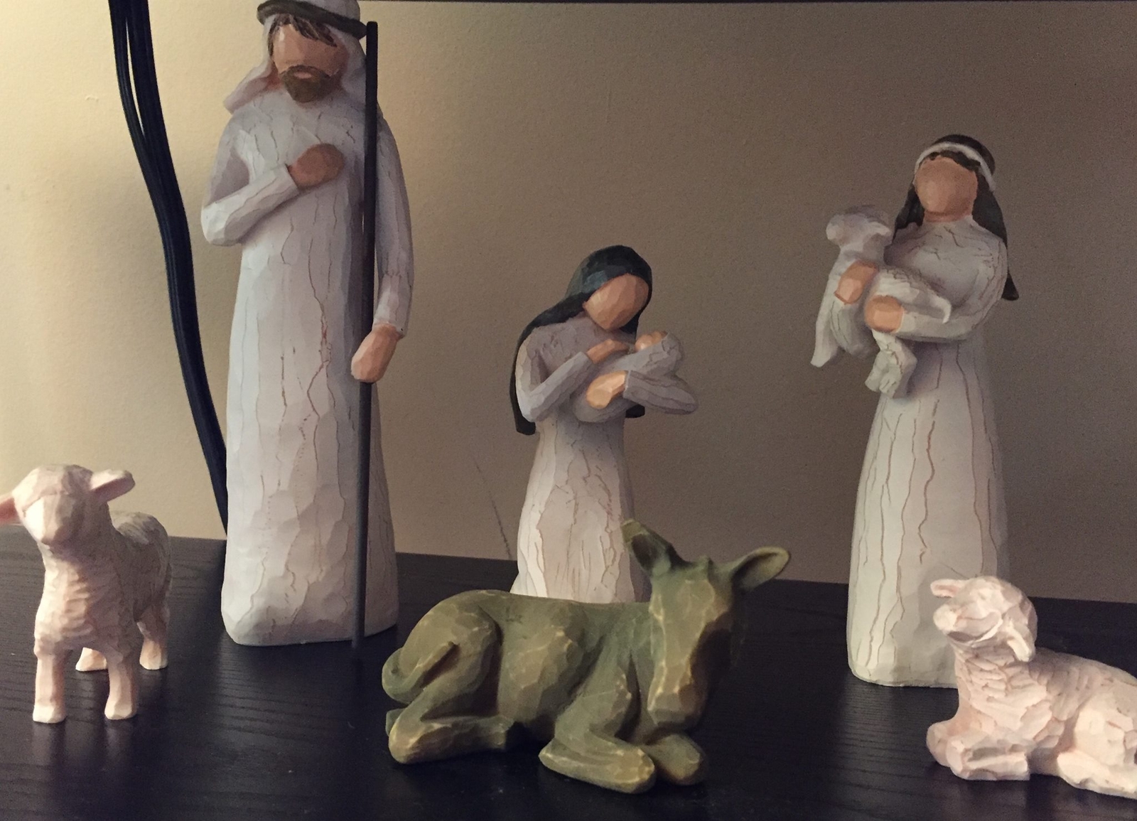 Willow Tree Nativity, sculpted handpainted nativity figures, 6piece