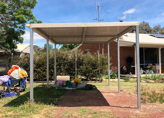 Factory Moving sale , Brand new Flat roof carport 6M long ...