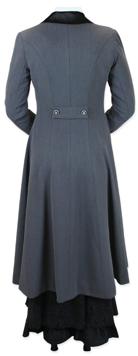 Pre-owned Regency Brand Mens Grey Wool Long Military Frock Formal Coat, Jacket Any Color In Gray