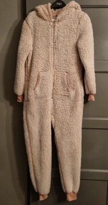Victoria Secret’s PINK One Piece Sherpa Jumpsuit size Medium.