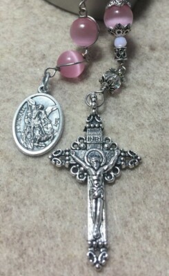 Unbreakable Rosary, One  Decade Catholic Rosary St. Michael Medal-Handmade