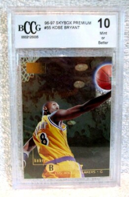 サプライ・アクセサリ・グッズ Kobe Bryant 1996 Skybox Rookie Kobe Bryant RC 1996-97 Skybox Premium Rookie#55 GEM BCCG10